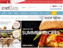 Tablet Screenshot of chefiam.com